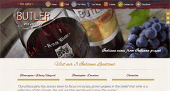 Desktop Screenshot of butlerwinery.com